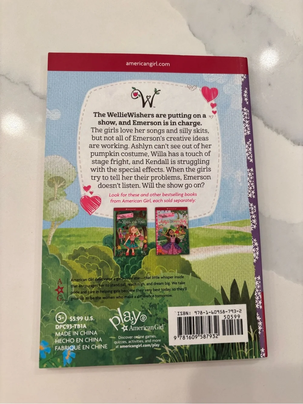 American Girl WellieWishers Storybook Pair - Green & Red Covers